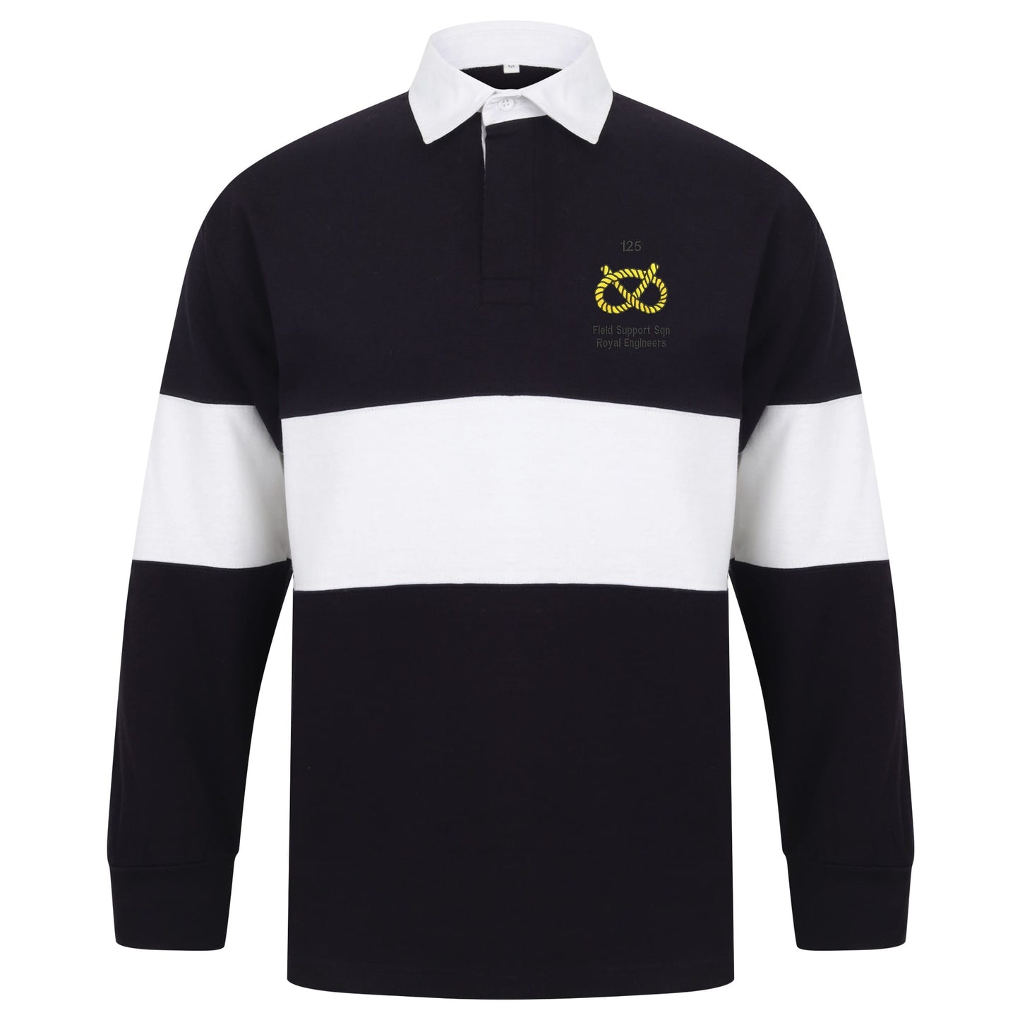 125 (Staffordshire) Field Support Squadron Royal Engineers Long Sleeve Panelled Rugby Shirt