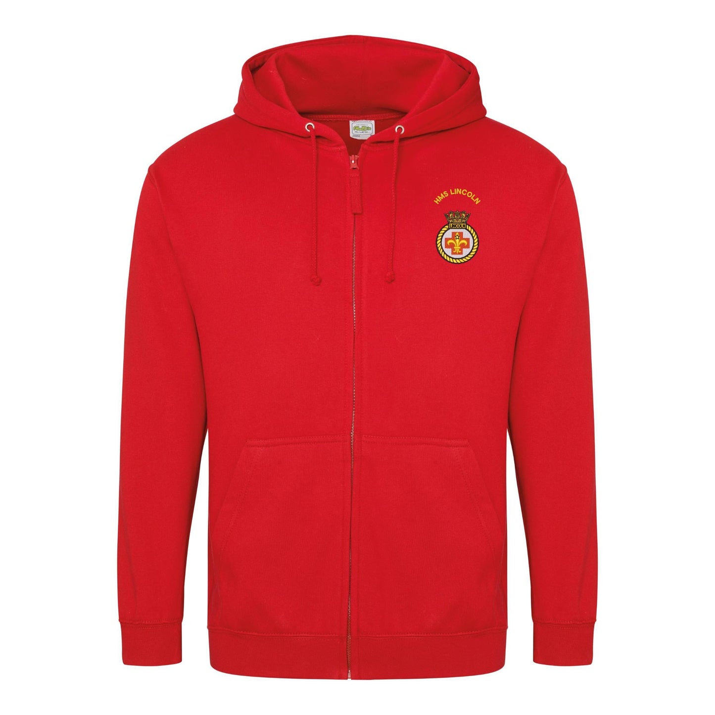 HMS Lincoln Zipped Hoodie
