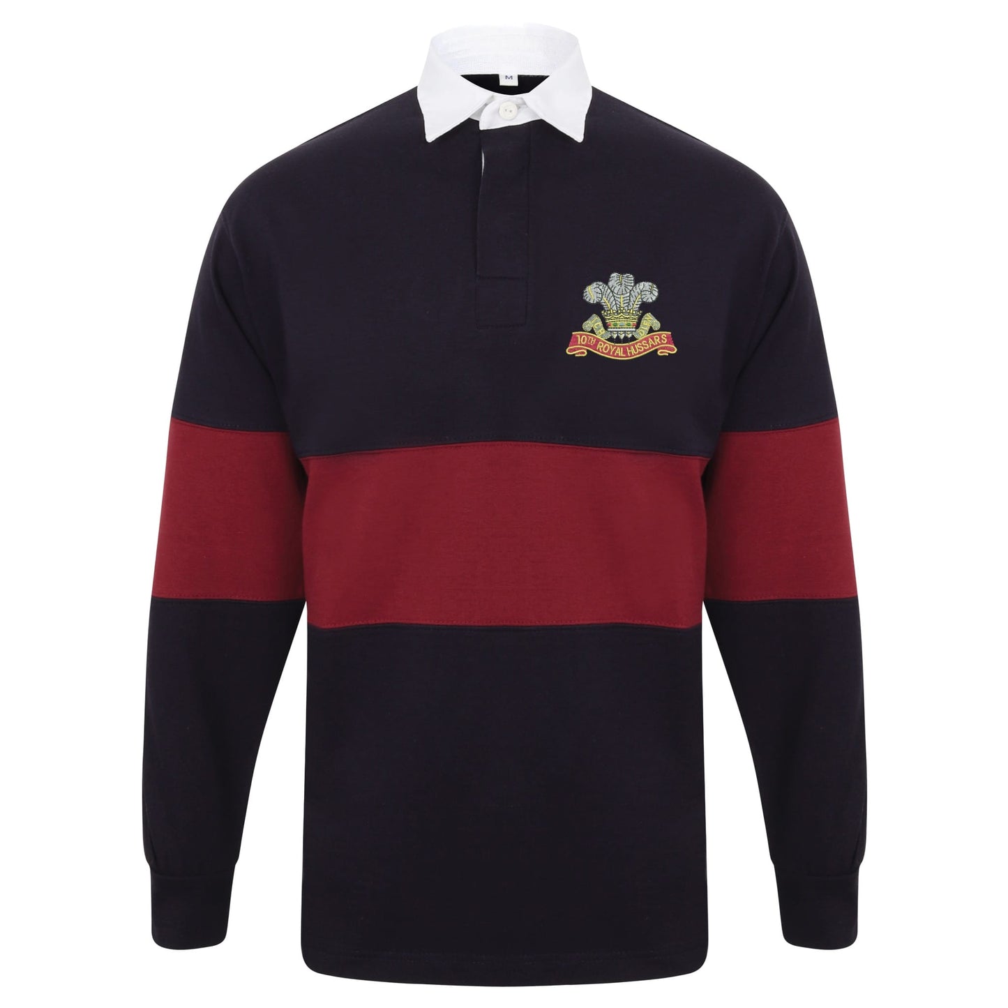 10th Royal Hussars Long Sleeve Panelled Rugby Shirt