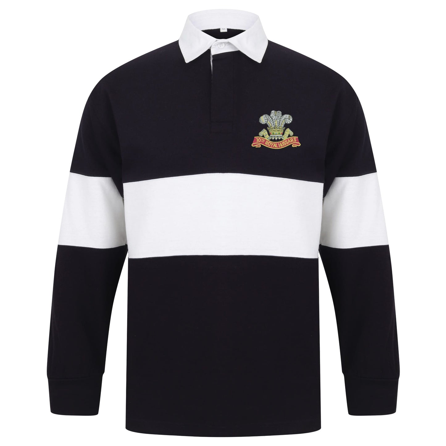 10th Royal Hussars Long Sleeve Panelled Rugby Shirt