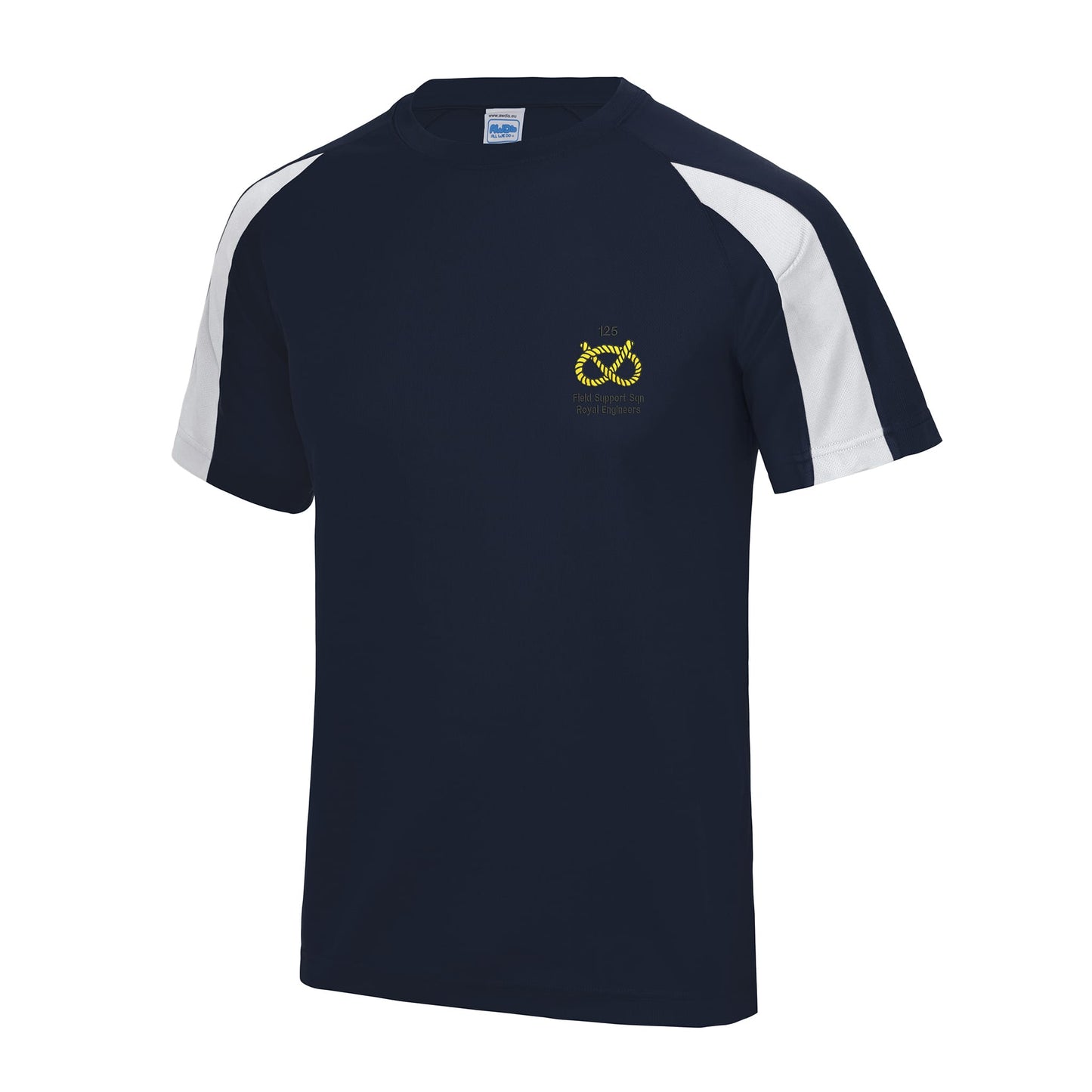 125 (Staffordshire) Field Support Squadron Royal Engineers Contrast Polyester T-Shirt