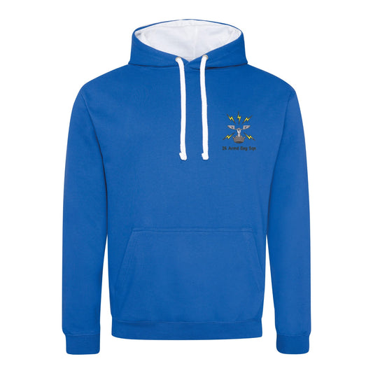 26 Armoured Engineer Squadron Varsity Contrast Hoodie