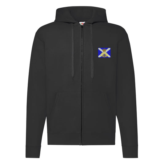 40th Regiment Royal Artillery - The Lowland Gunners Zipped Hoodie