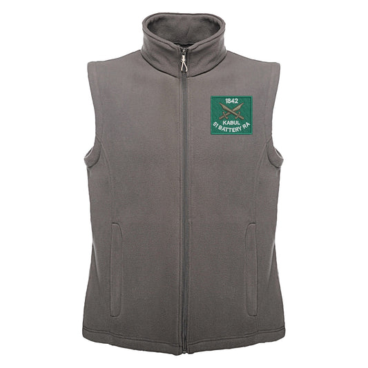 51 Battery Royal Artillery Regatta Fleece Bodywarmer