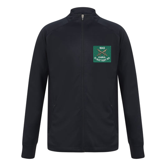 51 Battery Royal Kabul and Royal Artillery Badges Knitted Tracksuit Top