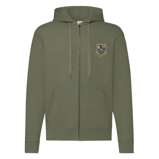 51 Ordnance Company - Royal Army Ordnance Corps Zipped Hoodie
