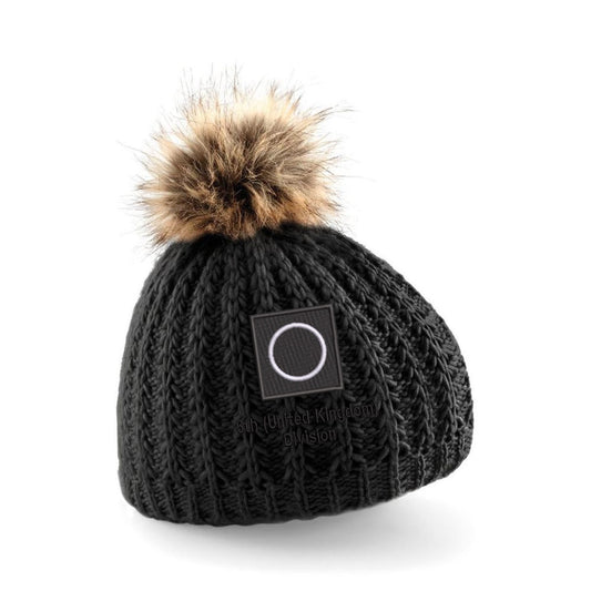 6th (United Kingdom) Division Pom Pom Beanie Hat