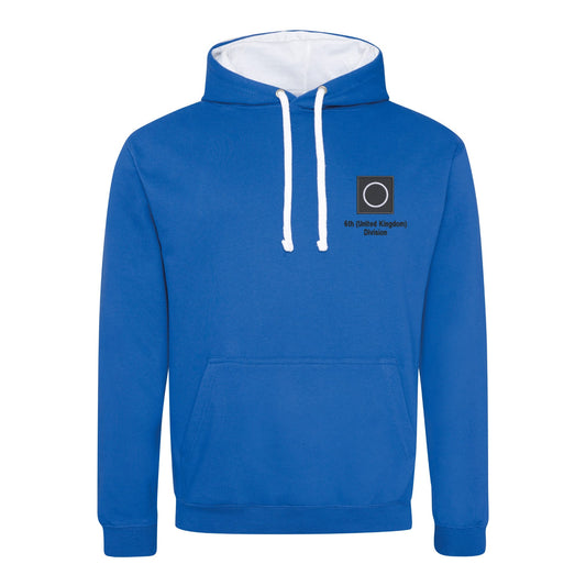 6th (United Kingdom) Division Varsity Contrast Hoodie