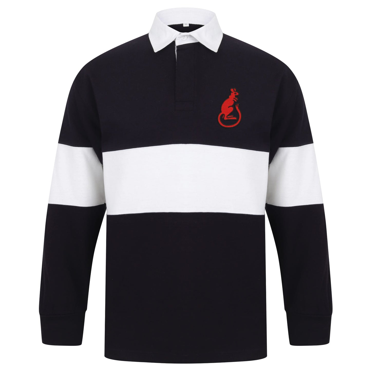 7th Armoured Division Long Sleeve Panelled Rugby Shirt