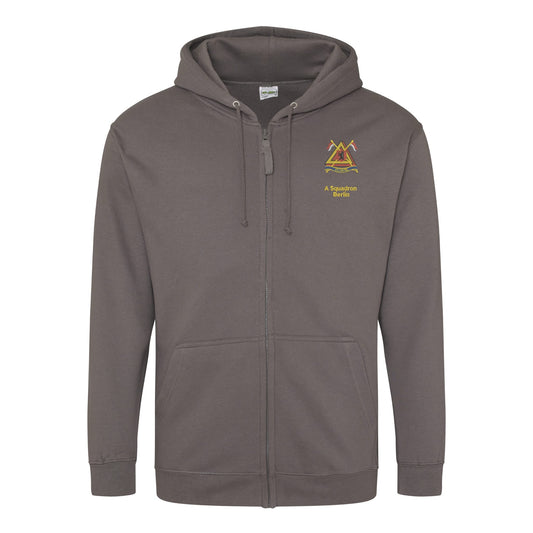 9th/12th Royal Lancers A Squadron Berlin Zipped Hoodie
