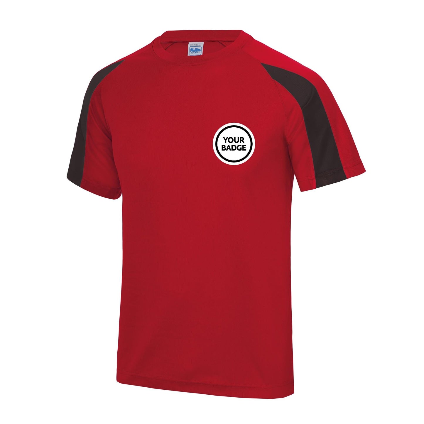 RAFP QPD 814 Contrast Polyester T-Shirt
