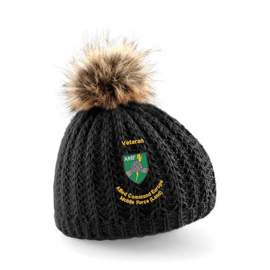 Allied Command Europe Pom Pom Beanie Hat