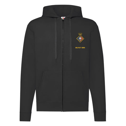 Belfast URNU Zipped Hoodie