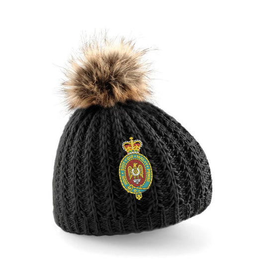 Blues and Royals Pom Pom Beanie Hat