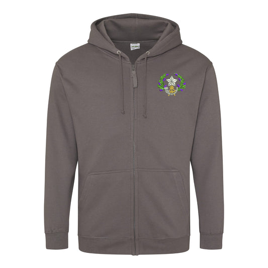 Cameronians Scottish Rifles Zipped Hoodie