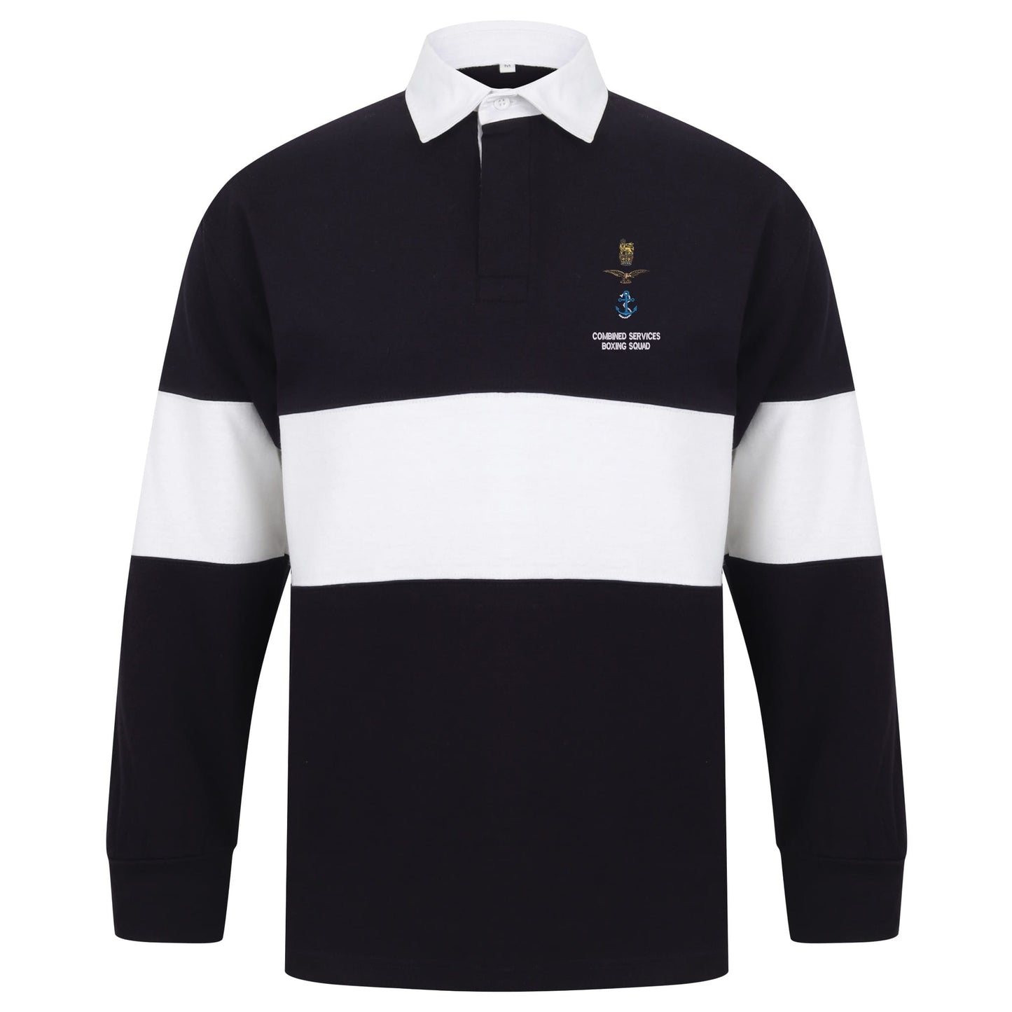 Combined Services Boxing Squad Long Sleeve Panelled Rugby Shirt