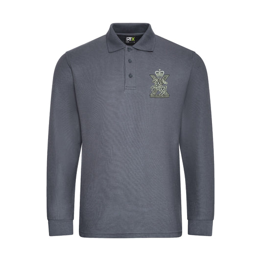 Fife and Forfar Yeomanry-Scottish Horse Long Sleeve Polo Shirt