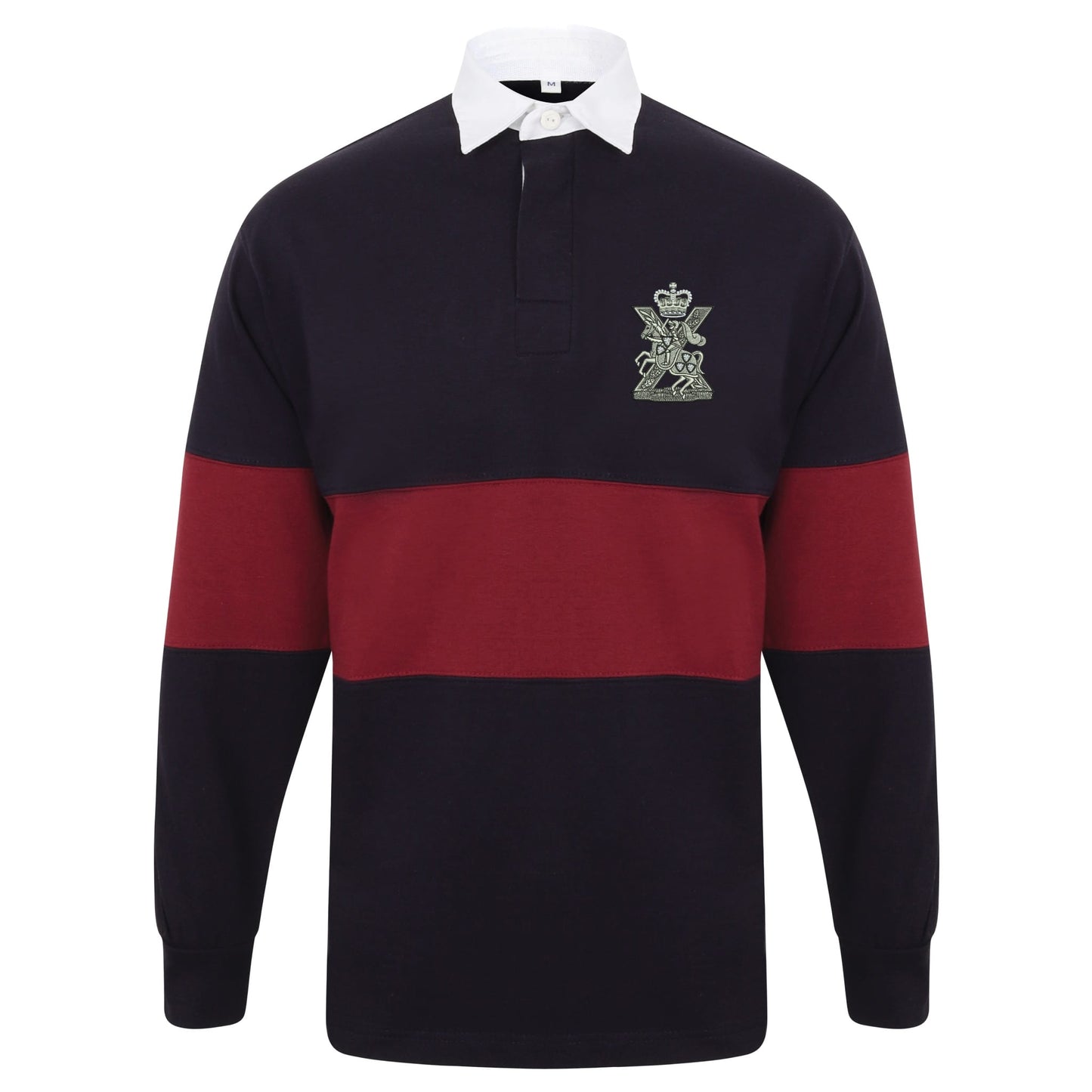 Fife and Forfar Yeomanry-Scottish Horse Long Sleeve Panelled Rugby Shirt