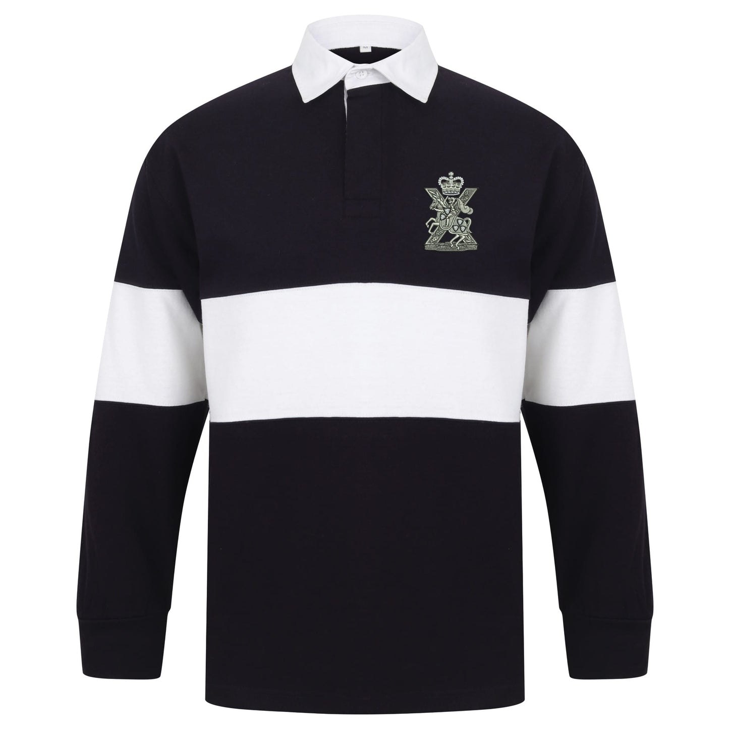 Fife and Forfar Yeomanry-Scottish Horse Long Sleeve Panelled Rugby Shirt
