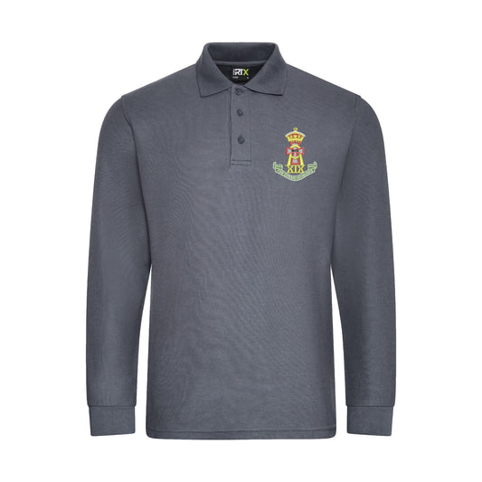 Green Howards Long Sleeve Polo Shirt
