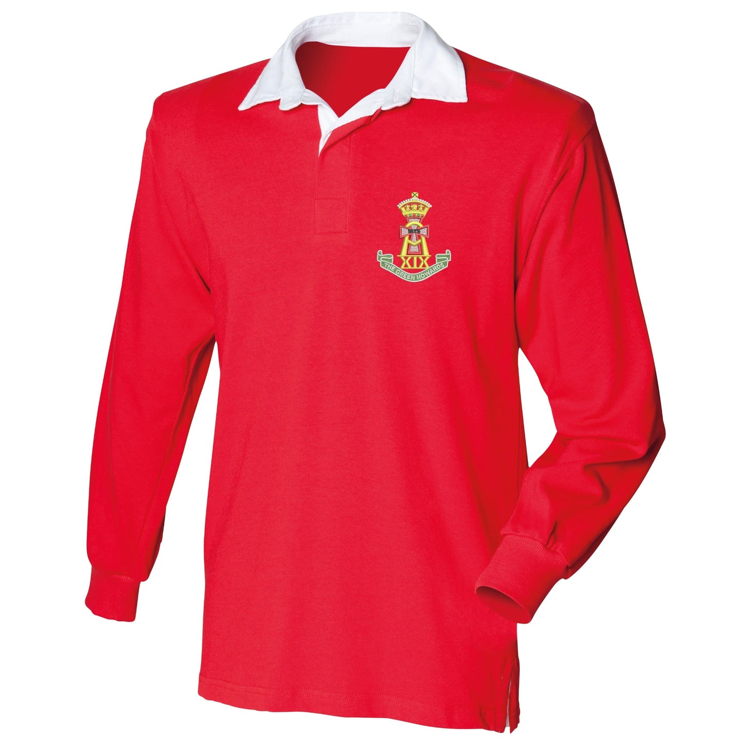Green Howards Long Sleeve Rugby Shirt