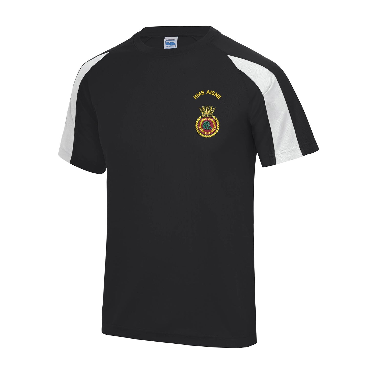 HMS Aisne Contrast Polyester T-Shirt