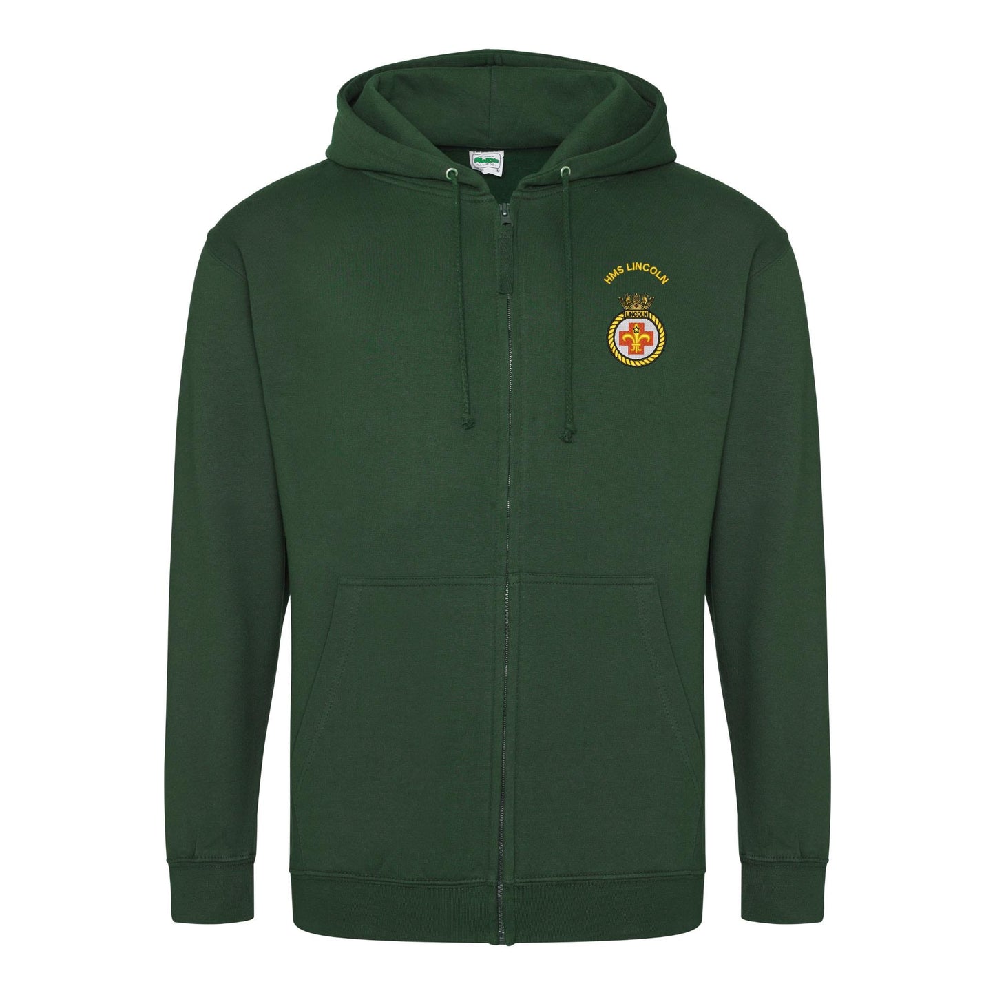 HMS Lincoln Zipped Hoodie