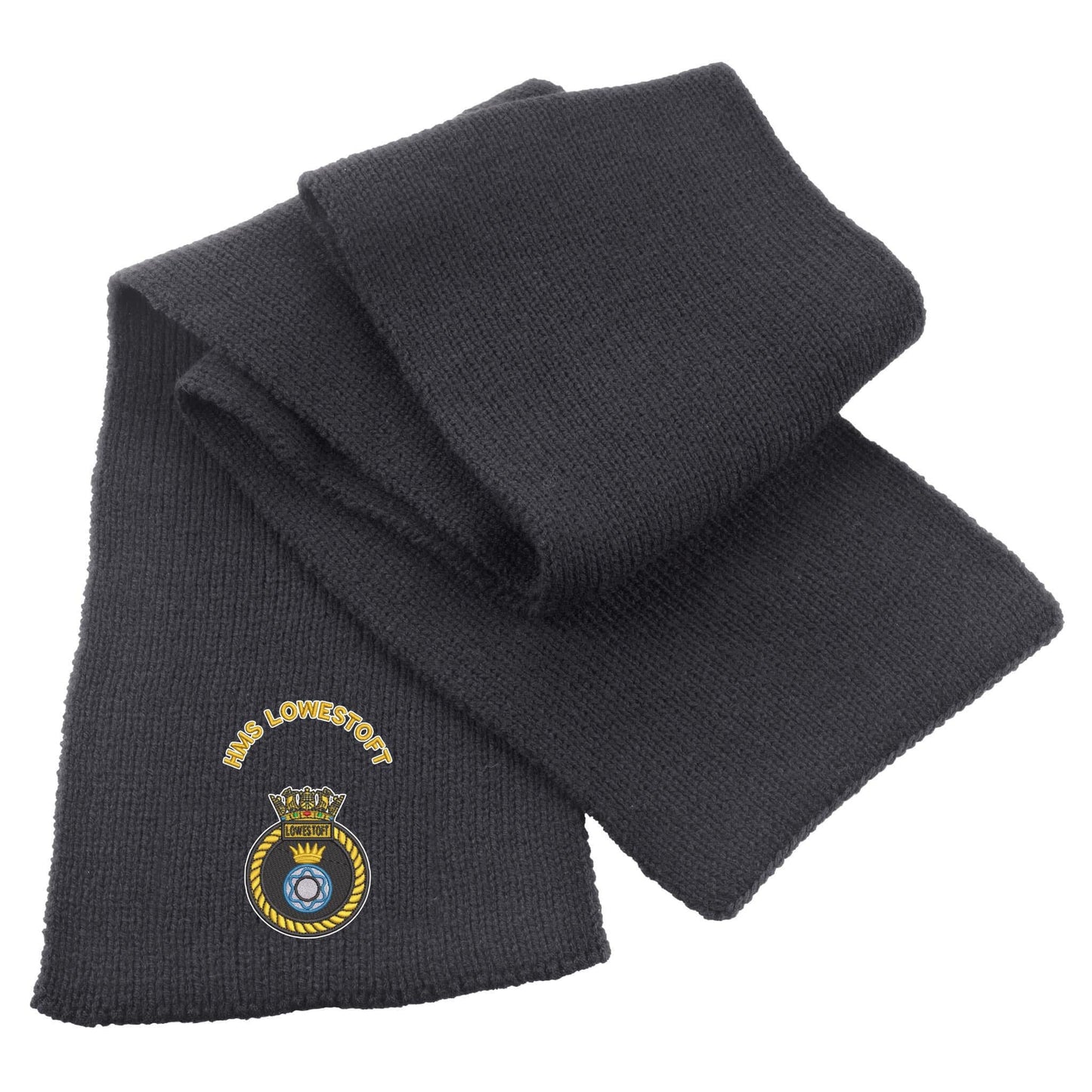HMS Lowestoft Heavy Knit Scarf