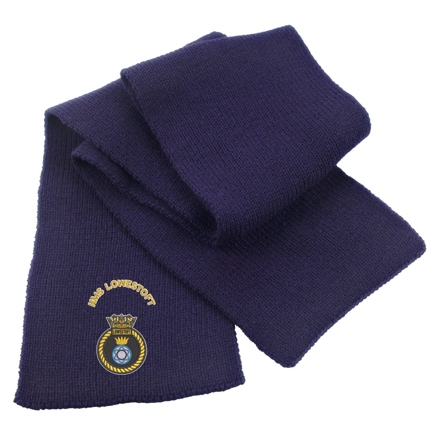 HMS Lowestoft Heavy Knit Scarf