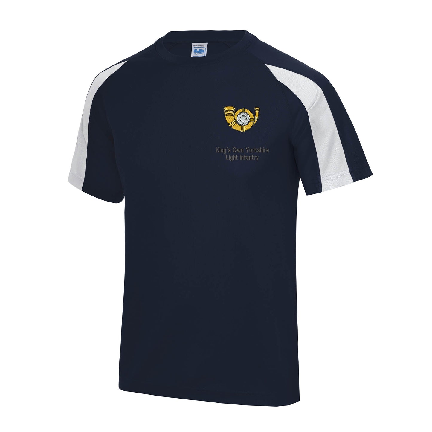 Kings Own Yorkshire Light Infantry Contrast Polyester T-Shirt