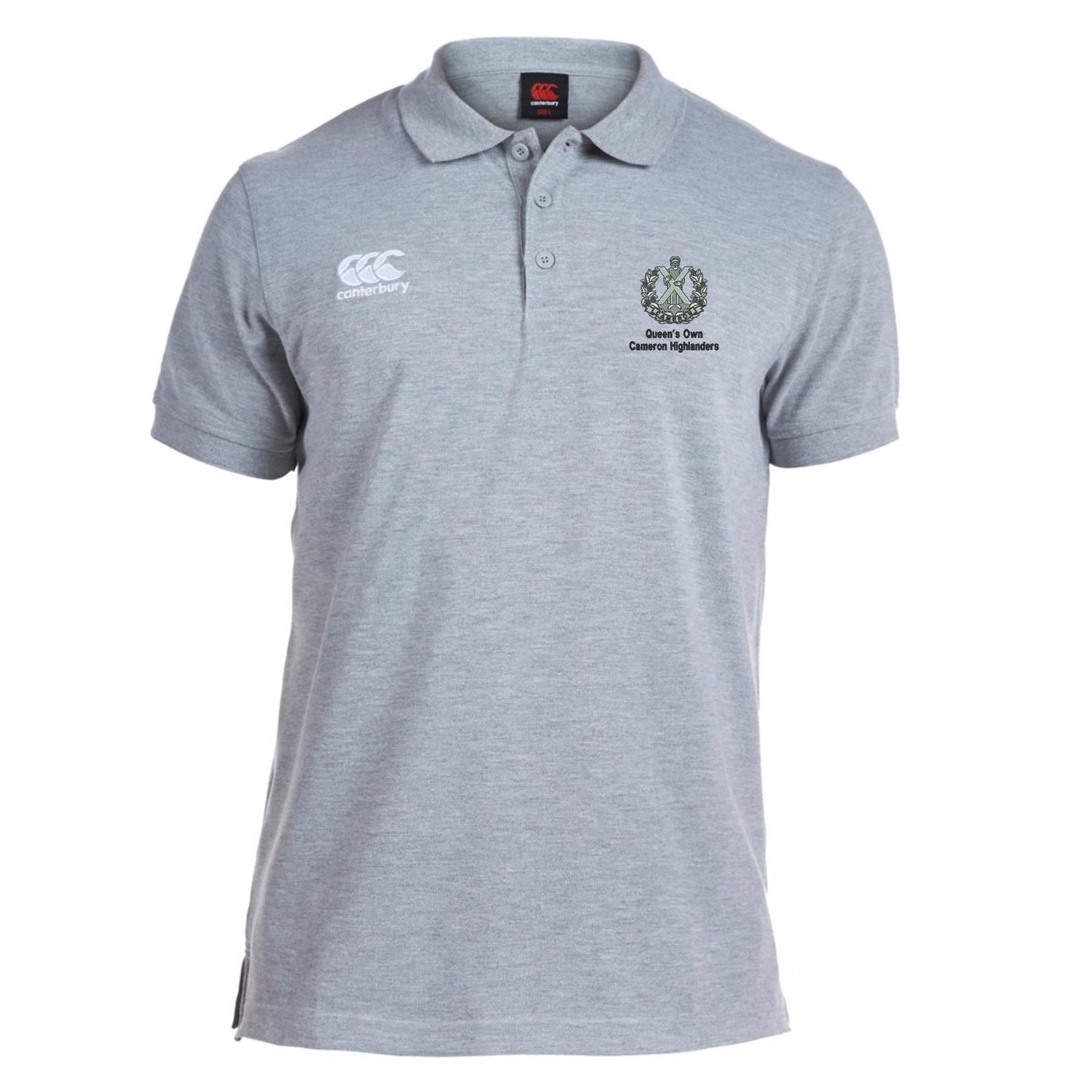Queens Own Cameron Highlanders Canterbury Rugby Polo