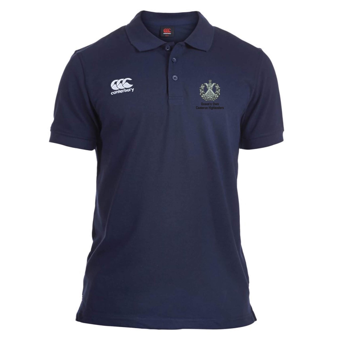 Queens Own Cameron Highlanders Canterbury Rugby Polo