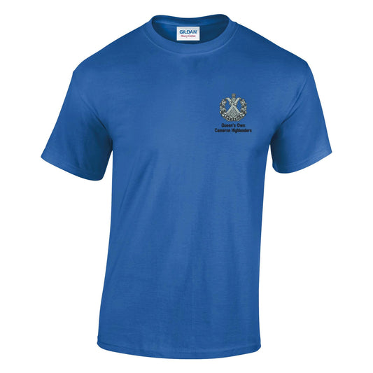 Queens Own Cameron Highlanders Cotton T-Shirt