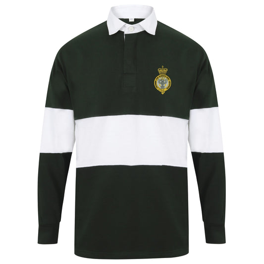 Queen's Own Mercian Yeomanry Long Sleeve Panelled Rugby Shirt