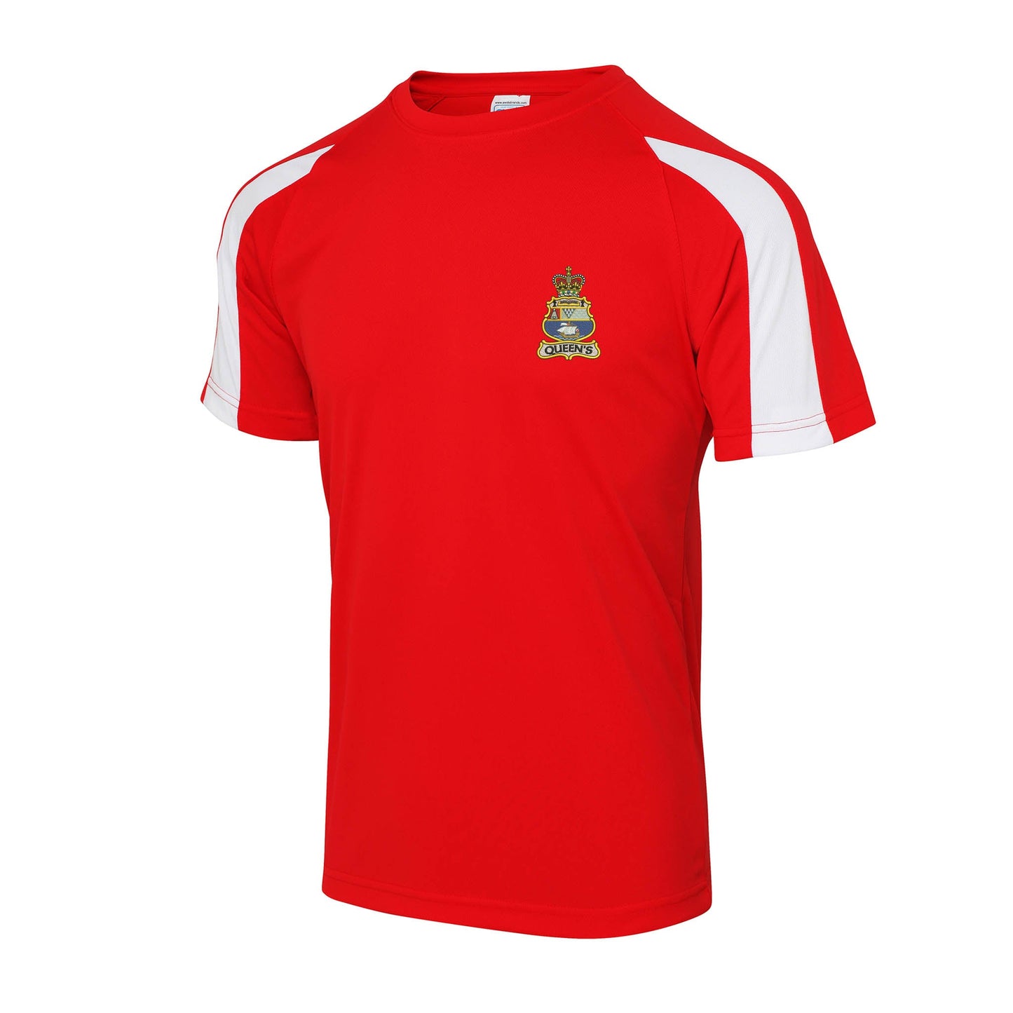 Queen's University Officer Training Corps Contrast Polyester T-Shirt