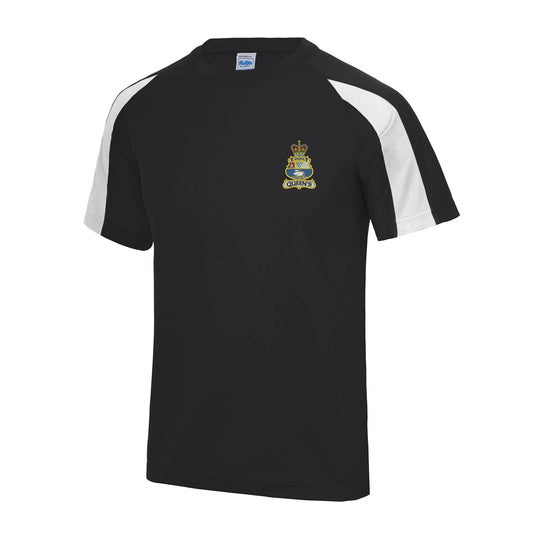 Queen's University Officer Training Corps Contrast Polyester T-Shirt