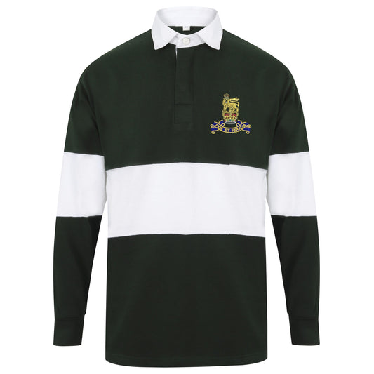 Royal Army Pay Corps Long Sleeve Panelled Rugby Shirt