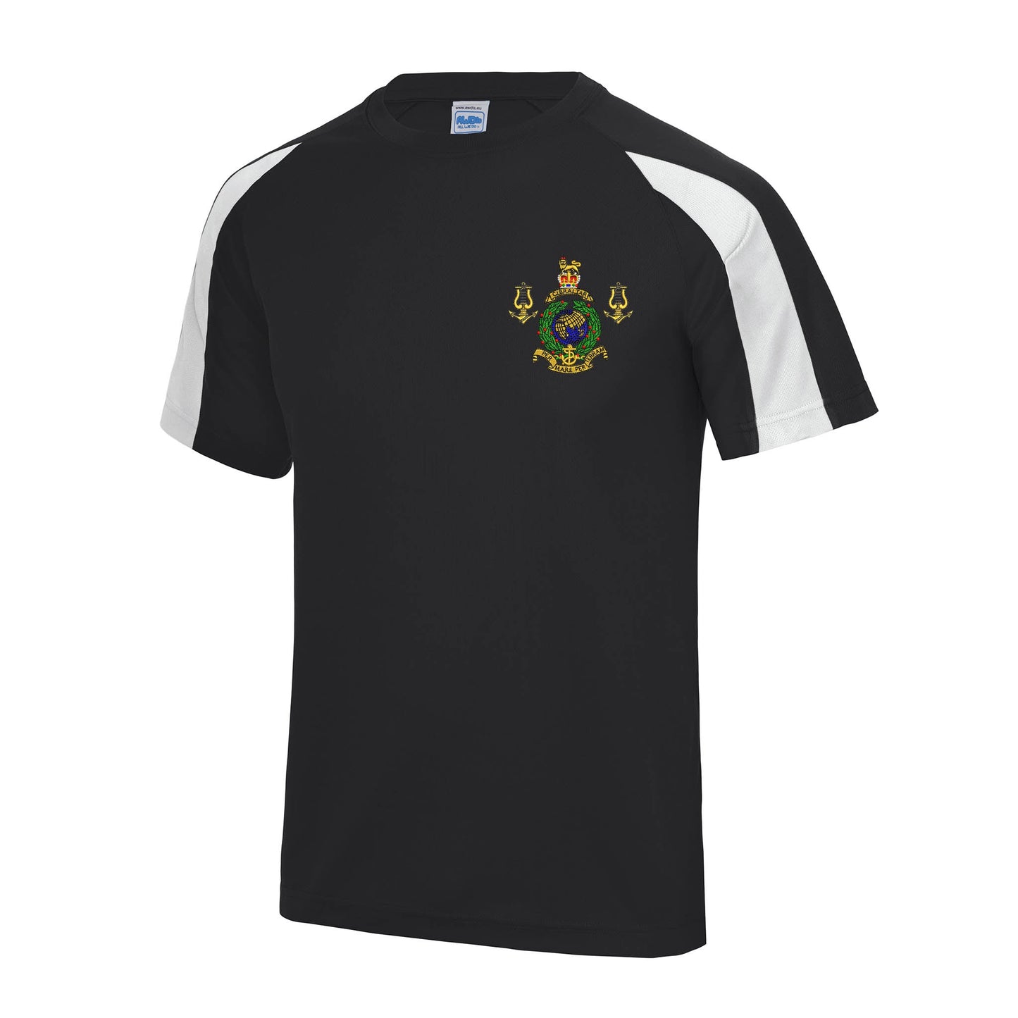 Royal Marines Band Service Contrast Polyester T-Shirt