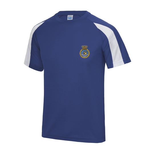 TS THAMESIS Contrast Polyester T-Shirt